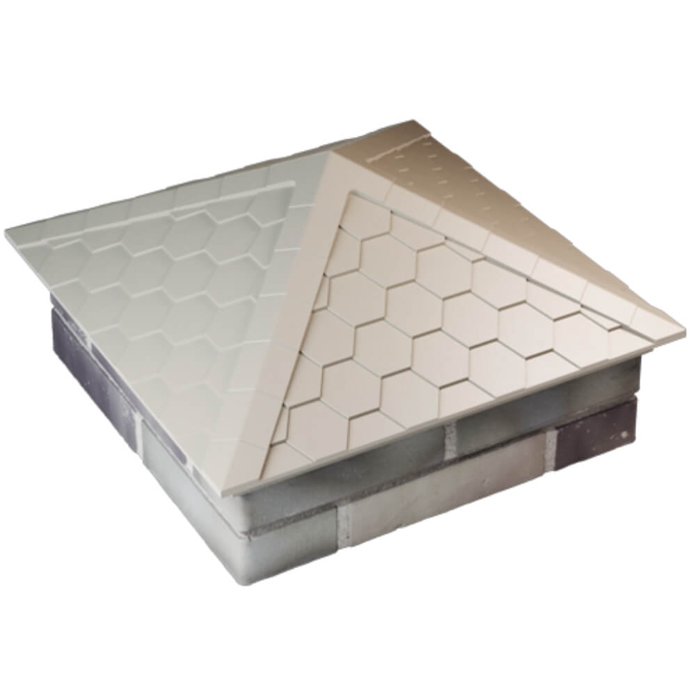 Колпак Zking Эверест Бежевый на столб 2х2 кирпича (535х535мм) Пенза фото