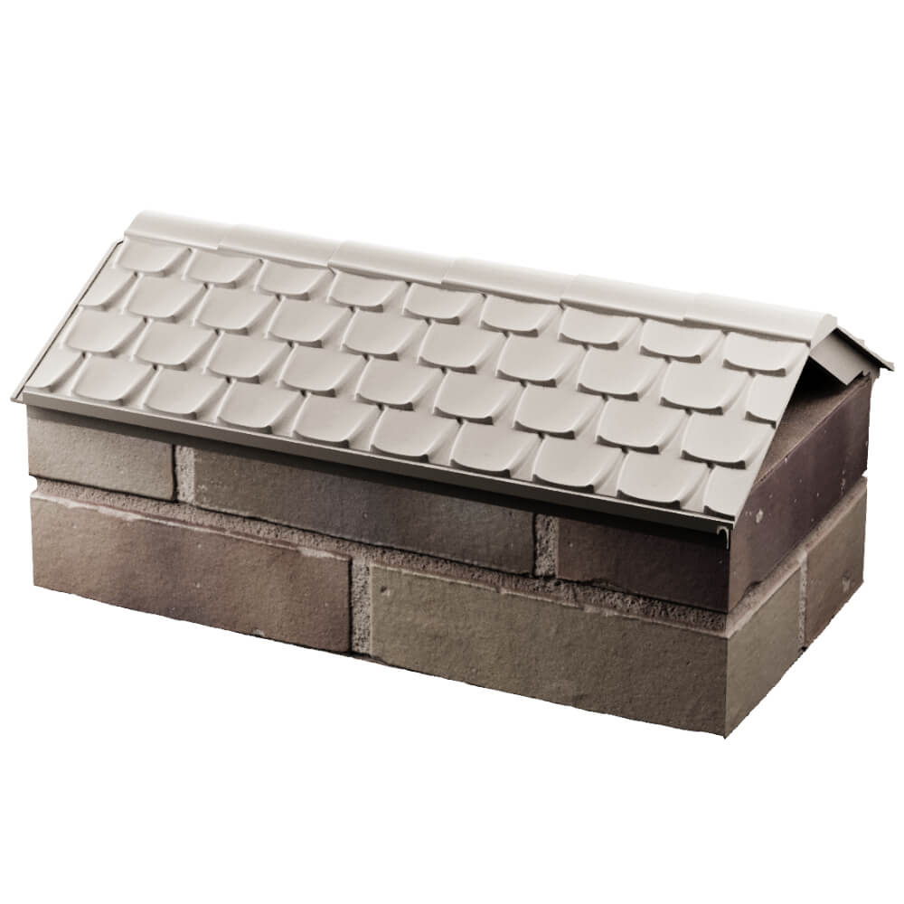 Парапет Zking Эльбрус Бежевый с посадкой на 1 кирпич (255мм) в Пензе фото