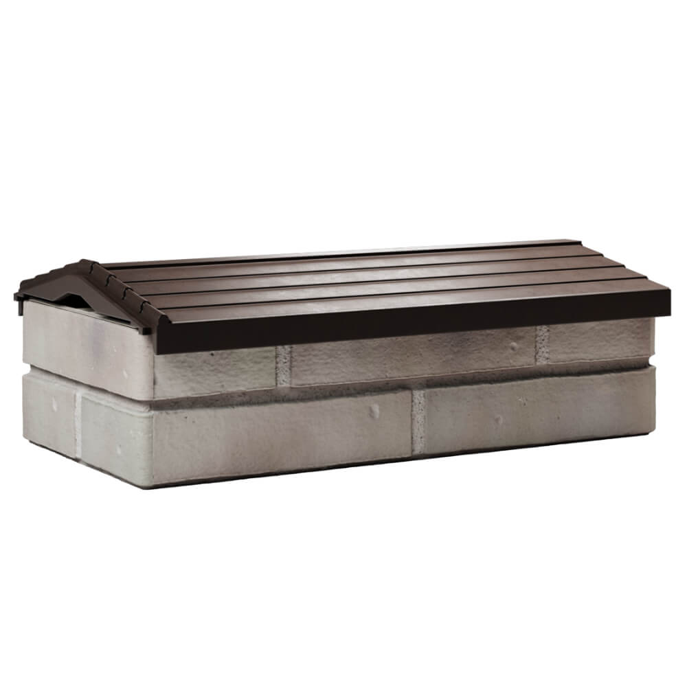 Парапет Zking Бона ХайТек Коричневый с посадкой на 1 кирпич (200/225/255мм) Пенза фото