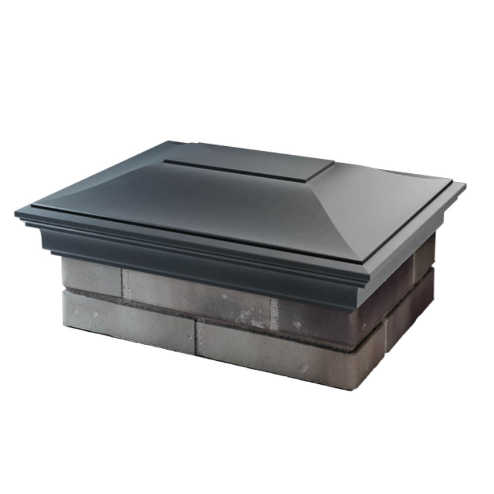 Колпак Zking Монблан Серый на столб 2х1.5 кирпича (515х385мм) в Пензе фото