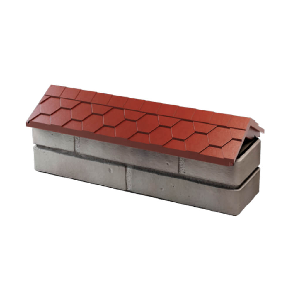 Парапет Zking Эверест Красный с посадкой на 0.5 кирпича (130мм) в Пензе фото