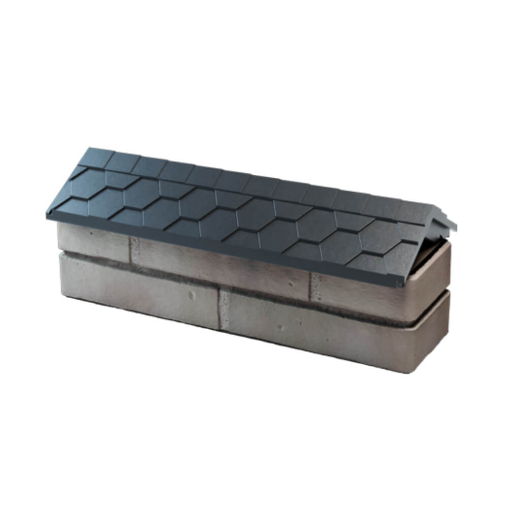 Парапет Zking Эверест Серый с посадкой на 0.5 кирпича (130мм) в Пензе фото