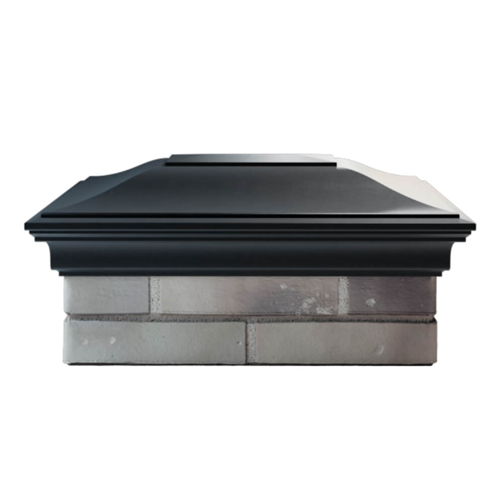 Колпак Zking Монблан Черный на столб 2х1.5 кирпича (515х385мм) в Пензе фото