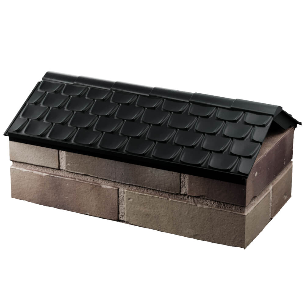 Парапет Zking Эльбрус Черный с посадкой на 1 кирпич (255мм) в Пензе фото