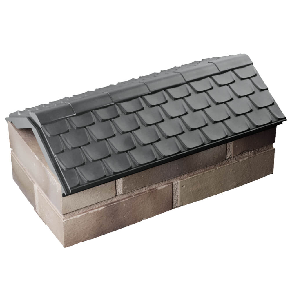 Парапет Zking Эльбрус Серый с посадкой на 1 кирпич (255мм) в Пензе фото