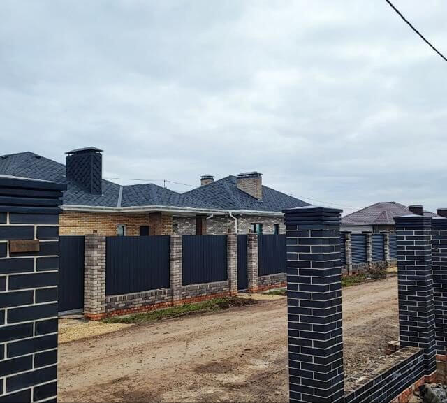 Колпак Zking Бона ХайТек Серый на столб 1.5х1.5 кирпича (385х385мм) в Пензе фото