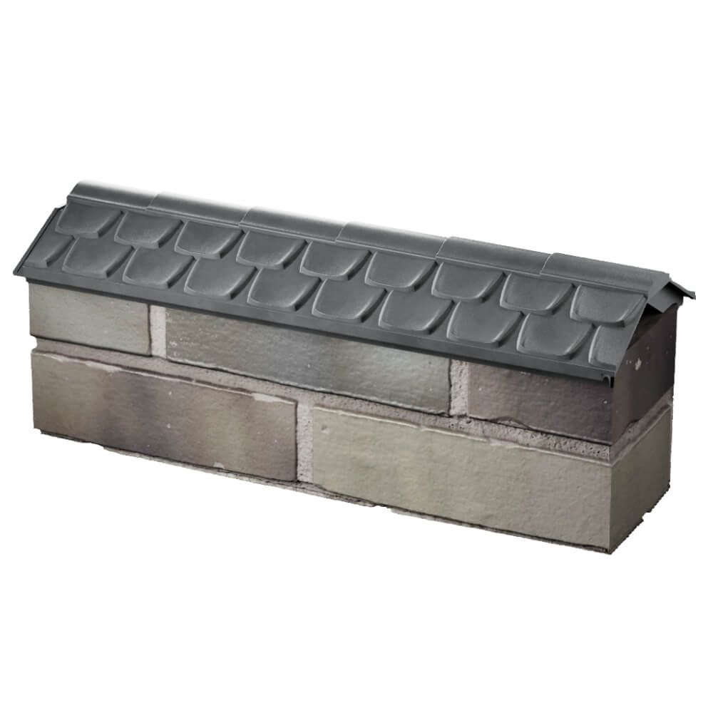 Парапет Zking Эльбрус Серый с посадкой на 0.5 кирпича (130мм) в Пензе фото