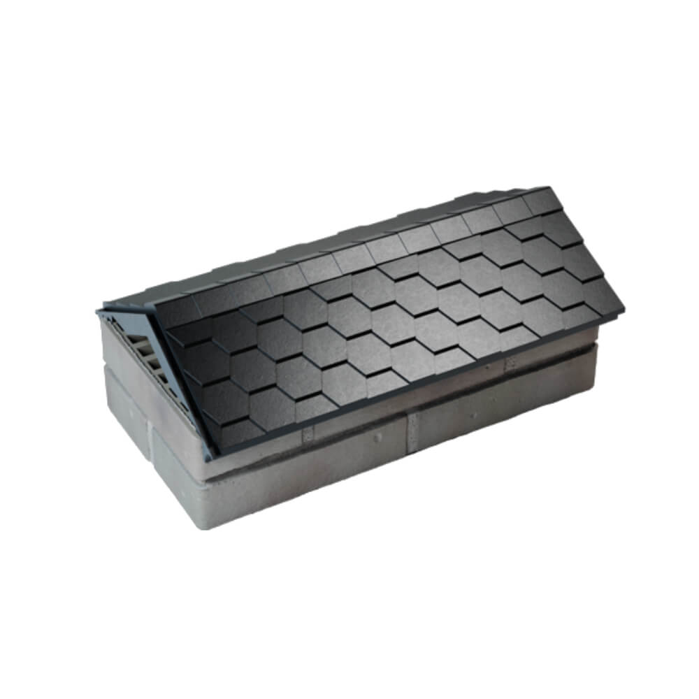 Парапет Zking Эверест Черный с посадкой на 1 кирпич (200/225/255мм) в Пензе фото