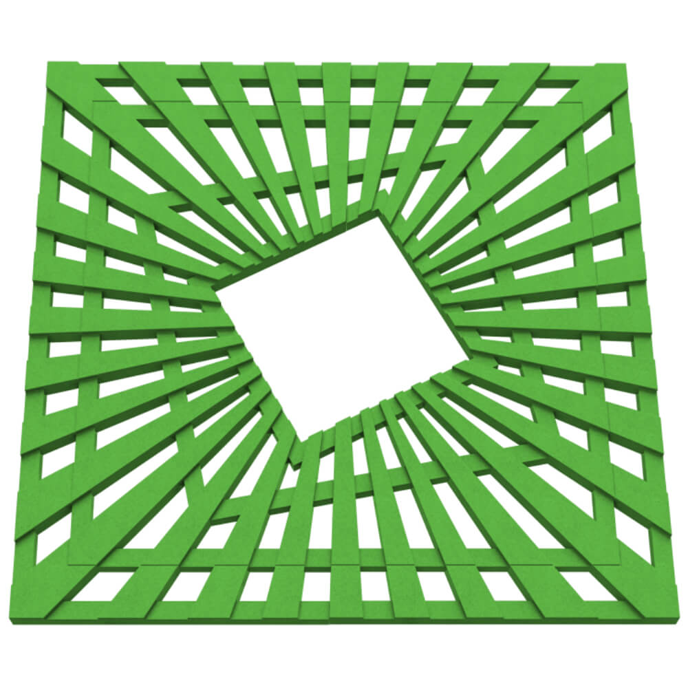 Приствольная решетка для дерева ZKING ATMOSPHERE 1.2х1.2м Зеленая в Пензе фото