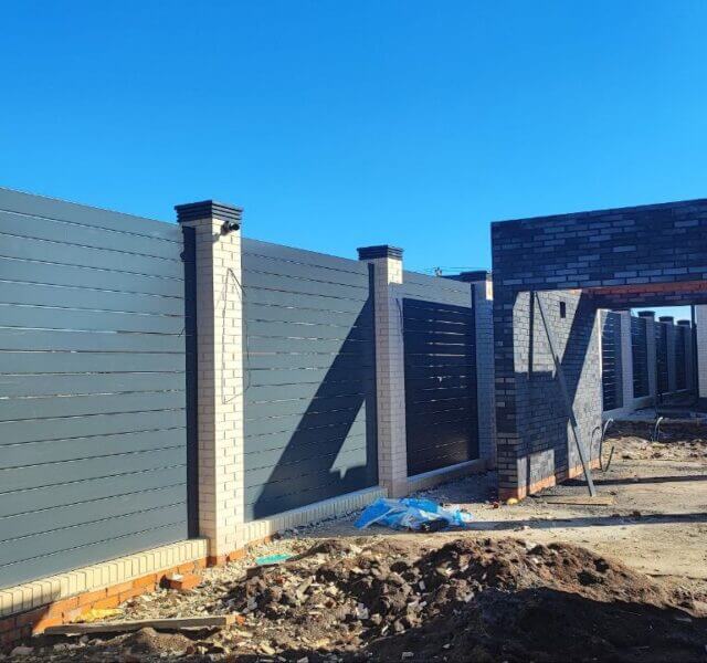 Колпак Zking Бона ХайТек Серый на столб 1.5х1.5 кирпича (385х385мм) в Пензе фото