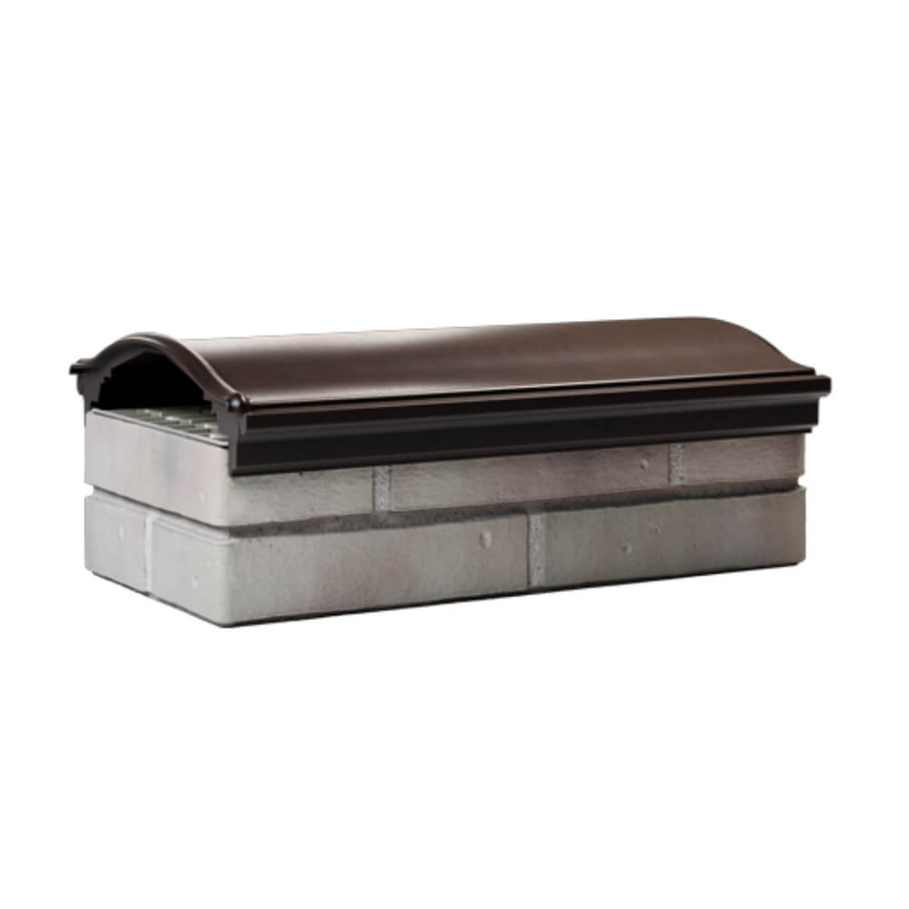 Парапет Zking Монблан Коричневый посадка на 1 кирпич (200/225/255мм) Пенза фото