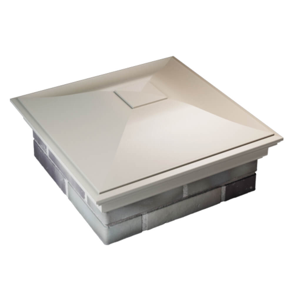 Колпак Zking Монблан Бежевый на столб 2х2 кирпича (515х515мм) Пенза фото