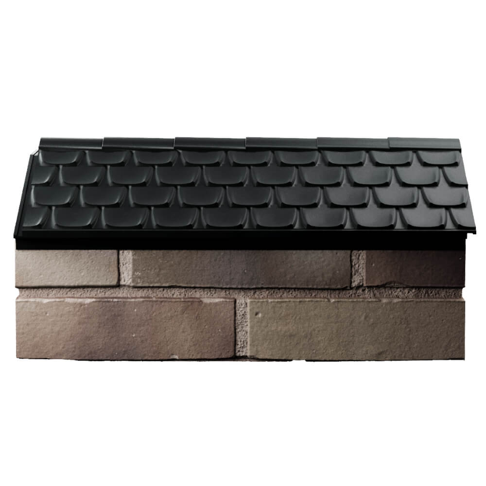 Парапет Zking Эльбрус Черный с посадкой на 1 кирпич (255мм) в Пензе фото