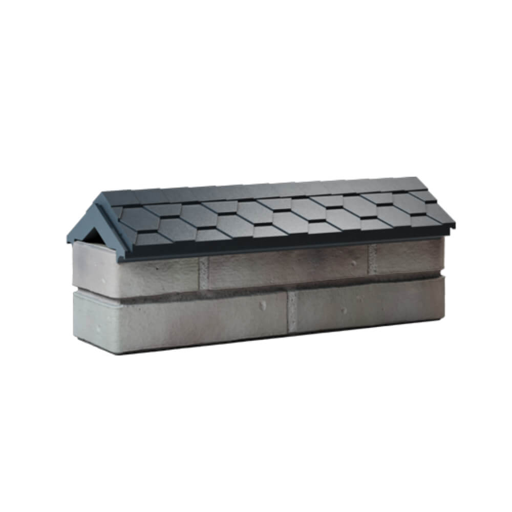 Парапет Zking Эверест Серый с посадкой на 0.5 кирпича (130мм) Пенза фото