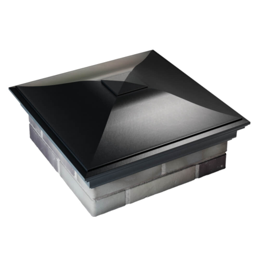 Колпак Zking Монблан Черный на столб 2х2 кирпича (515х515мм) Пенза фото