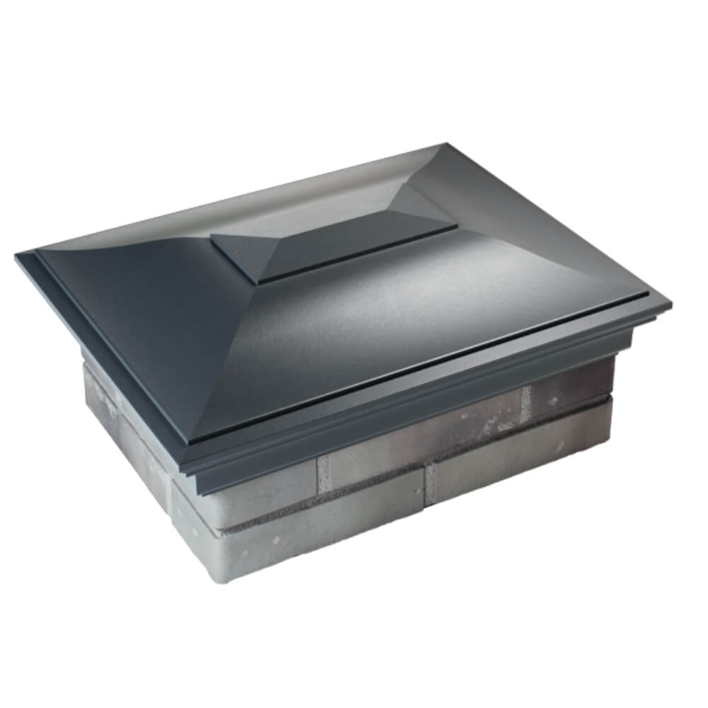 Колпак Zking Монблан Серый на столб 2х1.5 кирпича (515х385мм) Пенза фото