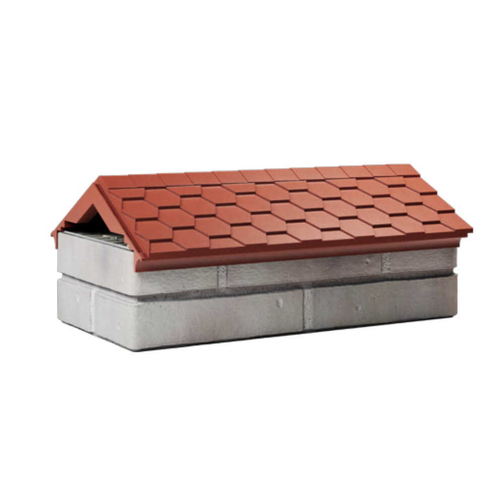 Парапет Zking Эверест Красный с посадкой на 1 кирпич (200/225/255мм) Пенза фото