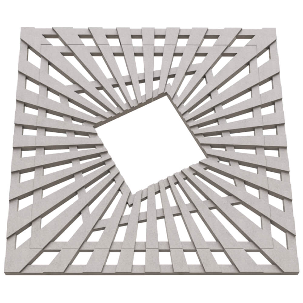 Приствольная решетка для дерева ZKING ATMOSPHERE 1.2х1.2м Бежевая в Пензе фото