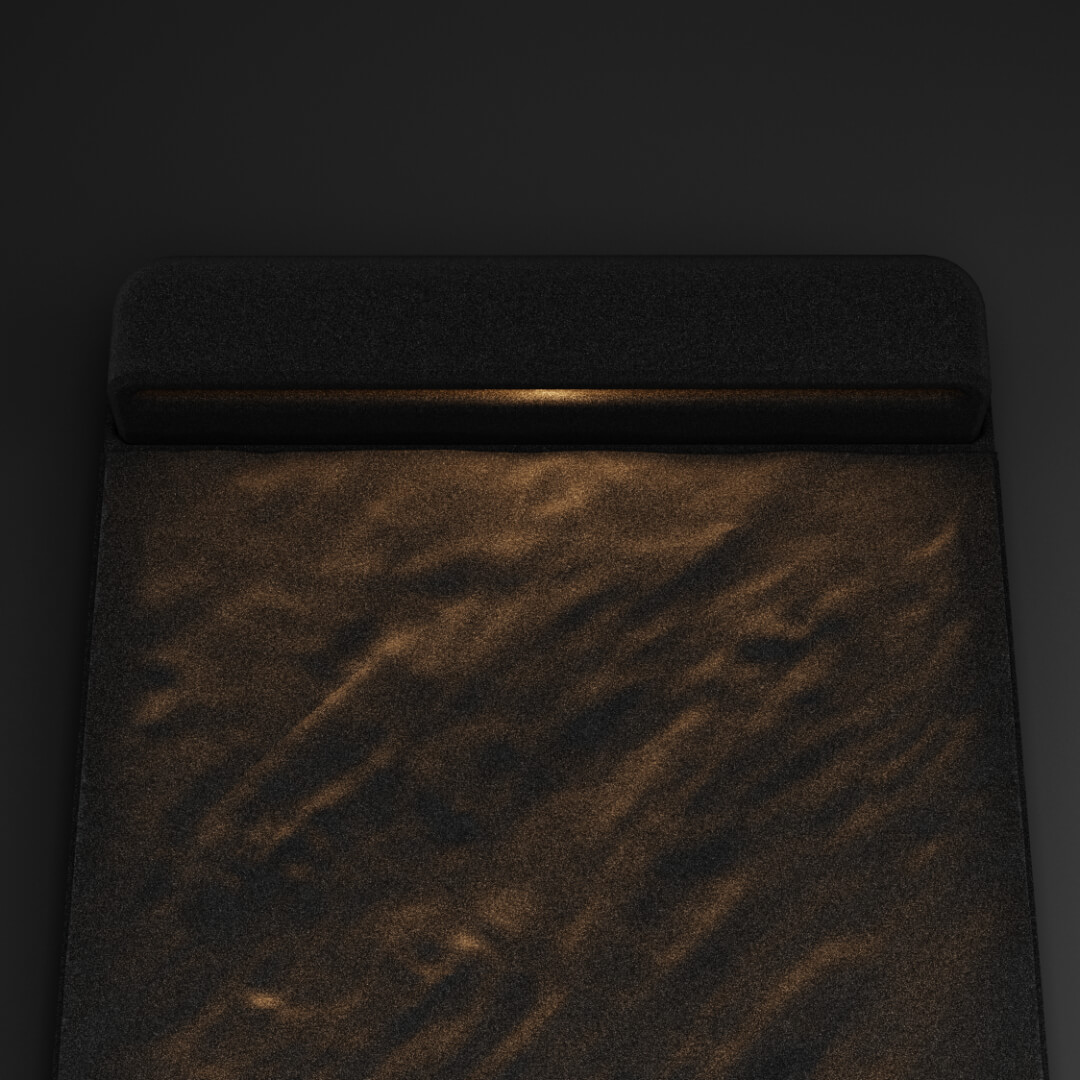 LED Светильник для шаговой плиты STONE Черный Сланец 330х75х98мм в Пензе фото