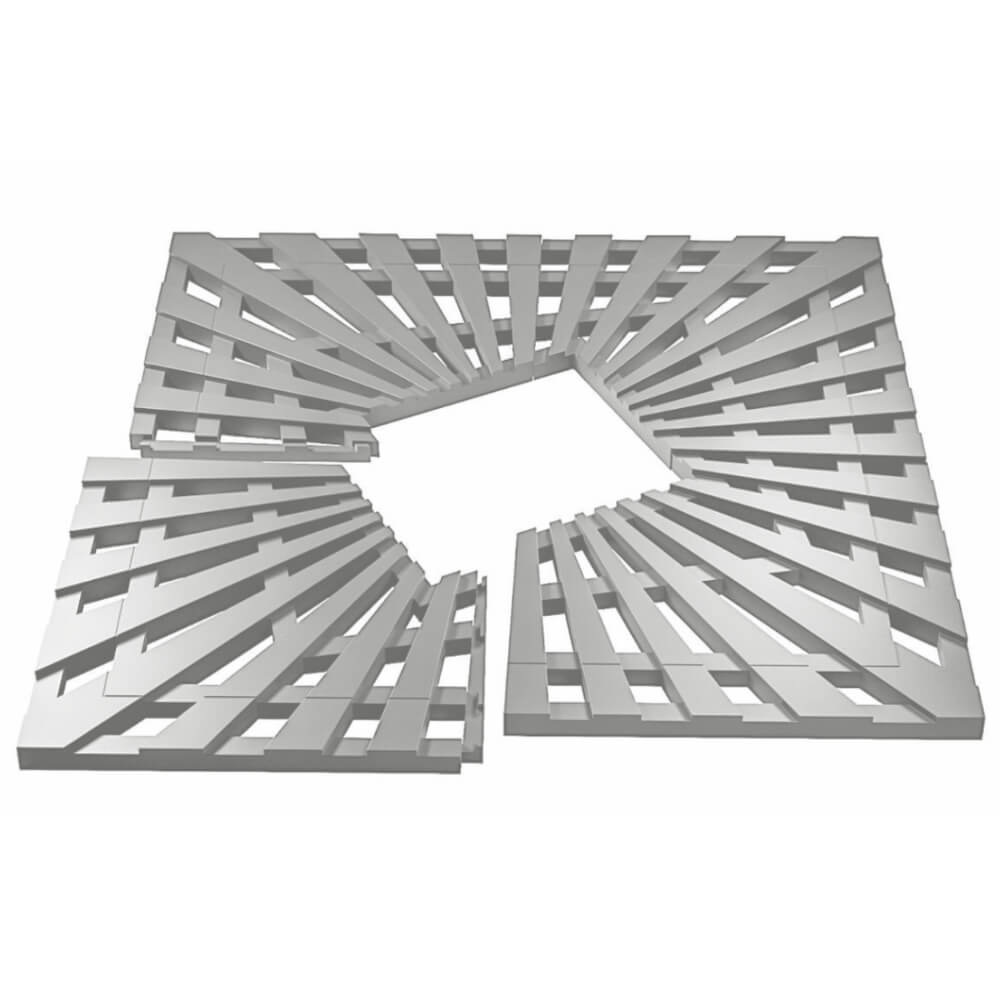 Приствольная решетка для дерева ZKING ATMOSPHERE 1.2х1.2м Бежевая в Пензе фото