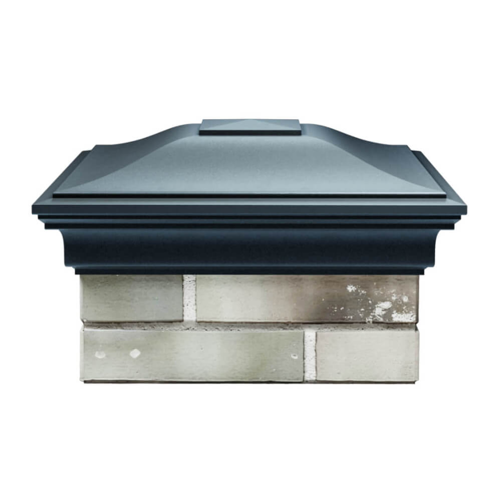 Колпак Zking Монблан Серый на столб 1.5х1.5 еврокирпича 0.7НФ (355х355мм) Пенза фото