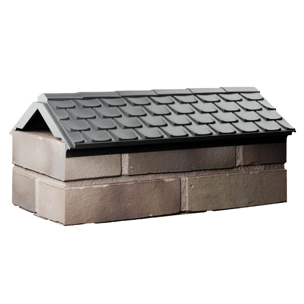 Парапет Zking Эльбрус Серый с посадкой на 1 кирпич (255мм) Пенза фото