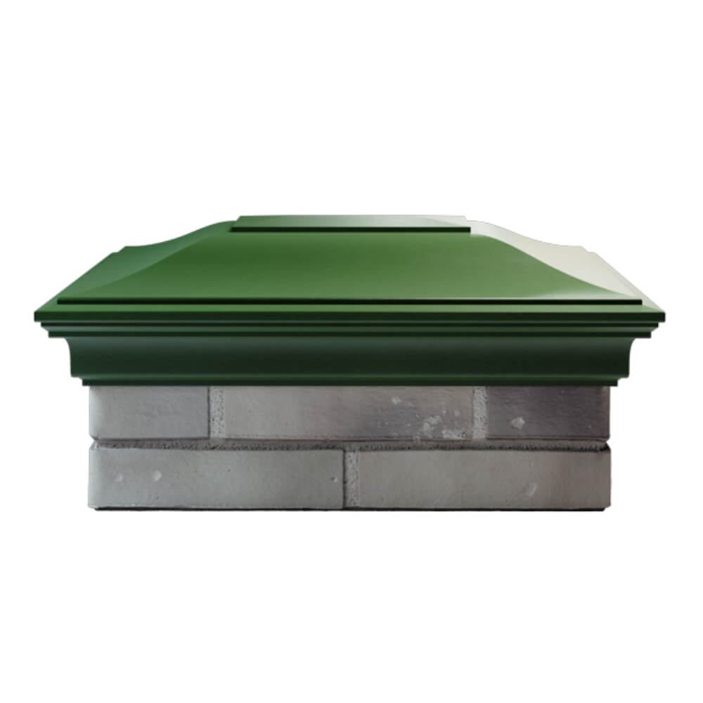 Колпак Zking Монблан Зеленый на столб 2х1.5 кирпича (515х385мм) в Пензе фото