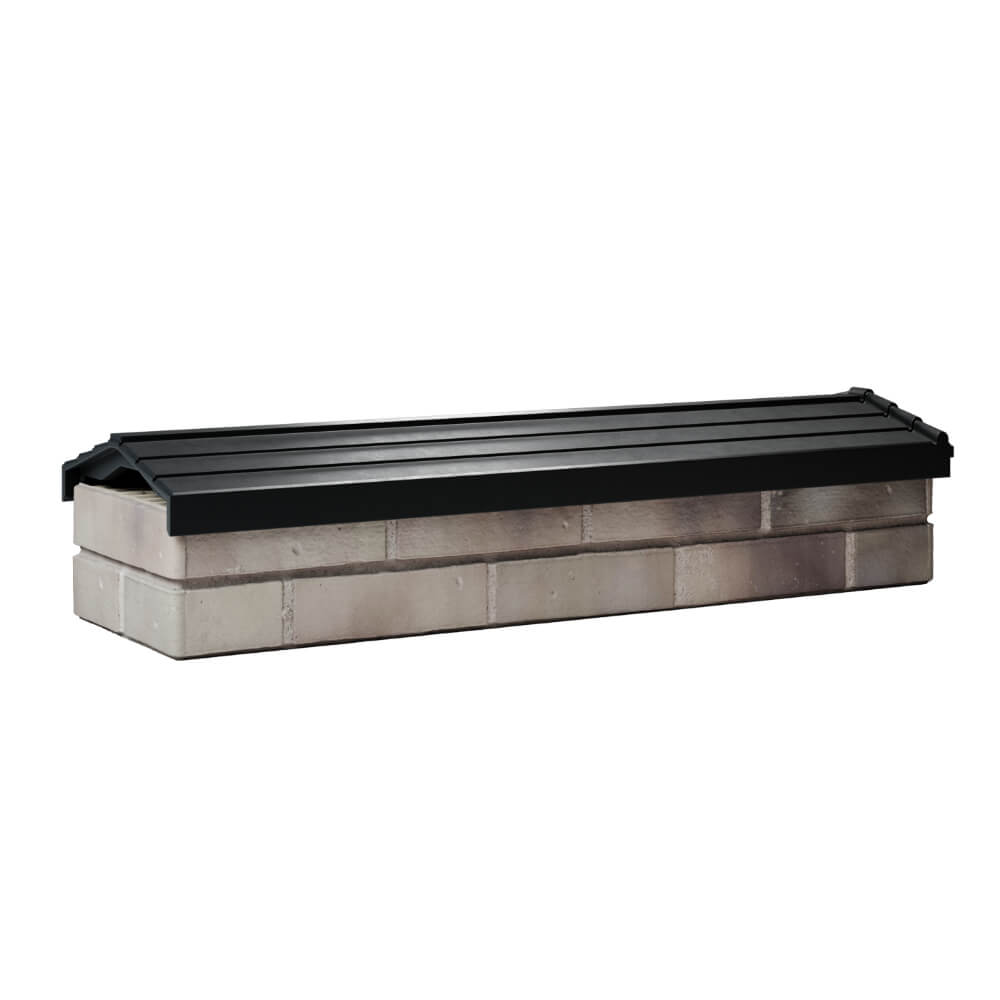 Парапет Zking Бона ХайТек Черный посадка на 0.5 кирпича (130мм) Пенза фото