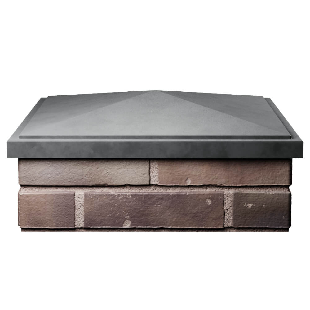 Колпак Zking БонаМоно Серый на столб 2х2 кирпича (515х515, 530х530мм) Пенза фото