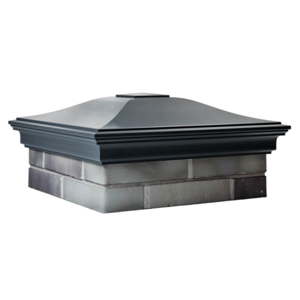 Колпак Zking Монблан Серый на столб 2х2 кирпича (515х515мм) в Пензе фото