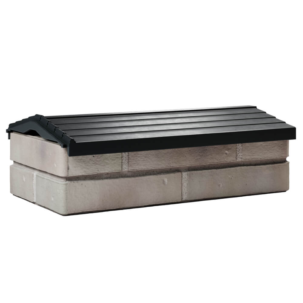 Парапет Zking Бона ХайТек Черный с посадкой на 1 кирпич (200/225/255мм) Пенза фото