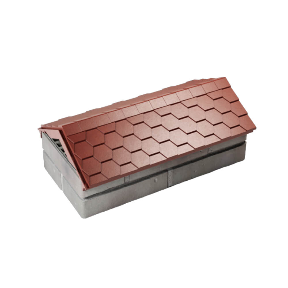Парапет Zking Эверест Красный с посадкой на 1 кирпич (200/225/255мм) в Пензе фото