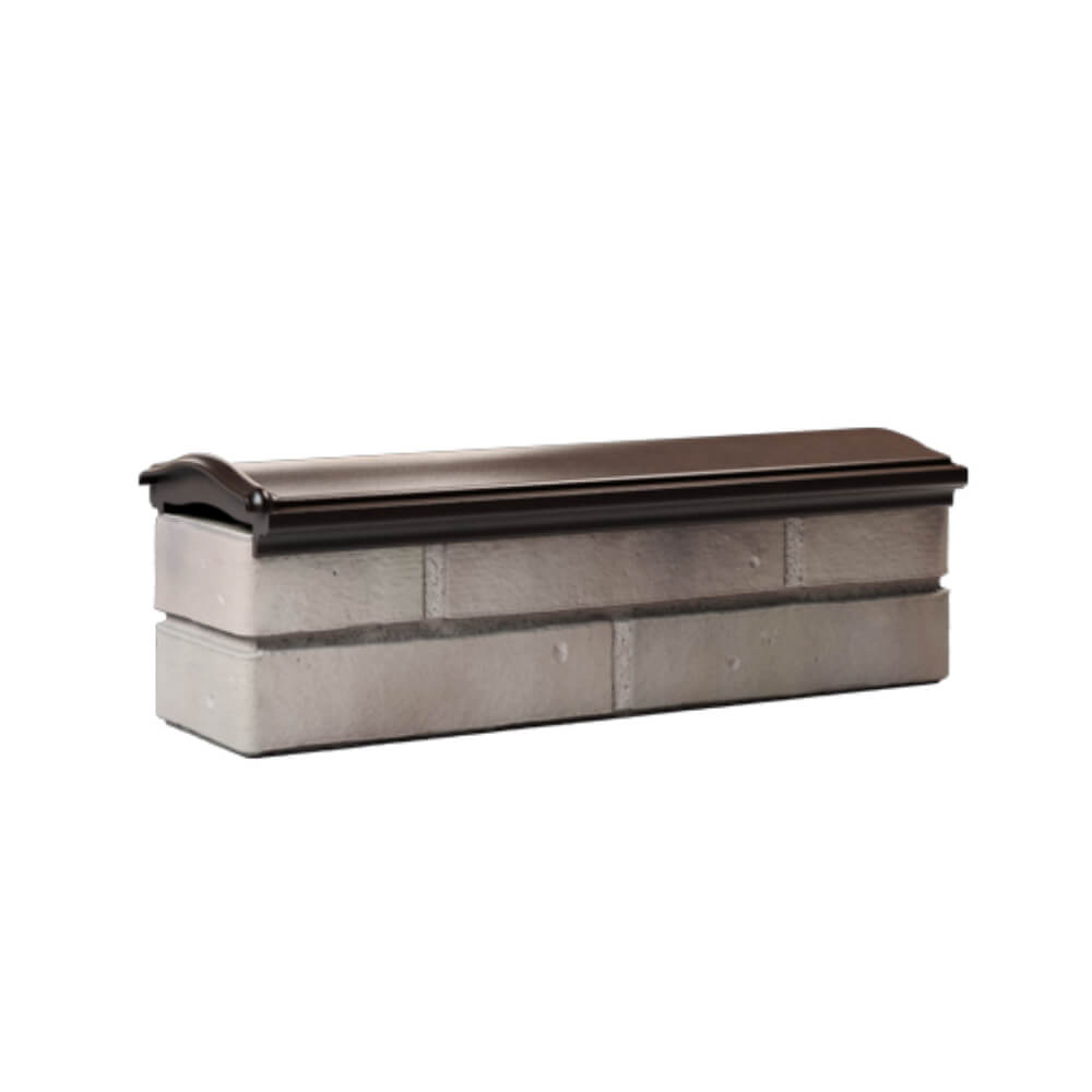 Парапет Zking Монблан Коричневый посадка на 0.5 кирпича (130мм) Пенза фото