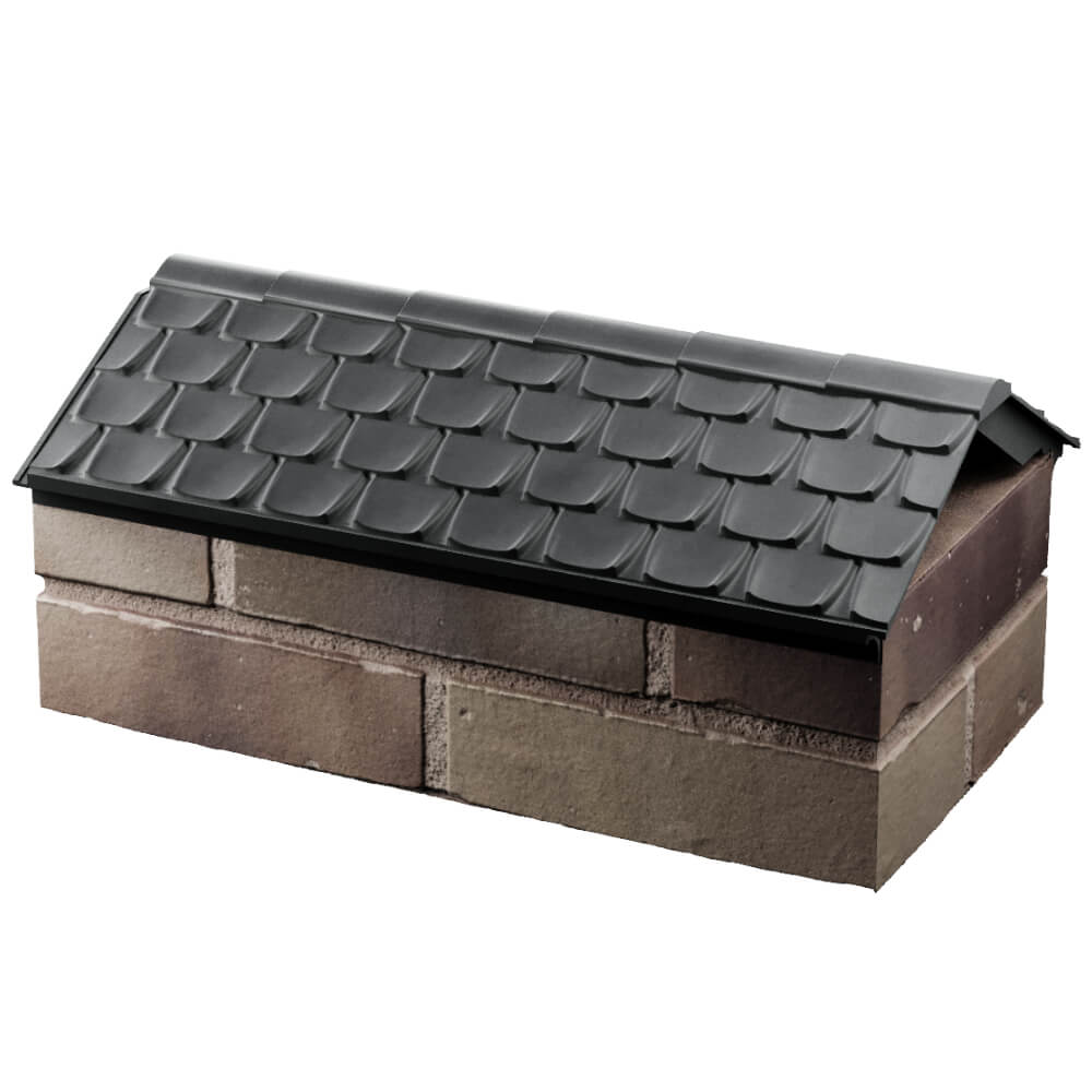 Парапет Zking Эльбрус Серый с посадкой на 1 кирпич (255мм) в Пензе фото