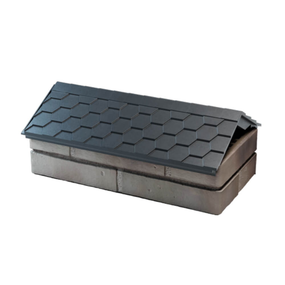 Парапет Zking Эверест Серый с посадкой на 1 кирпич (200/225/255мм) в Пензе фото