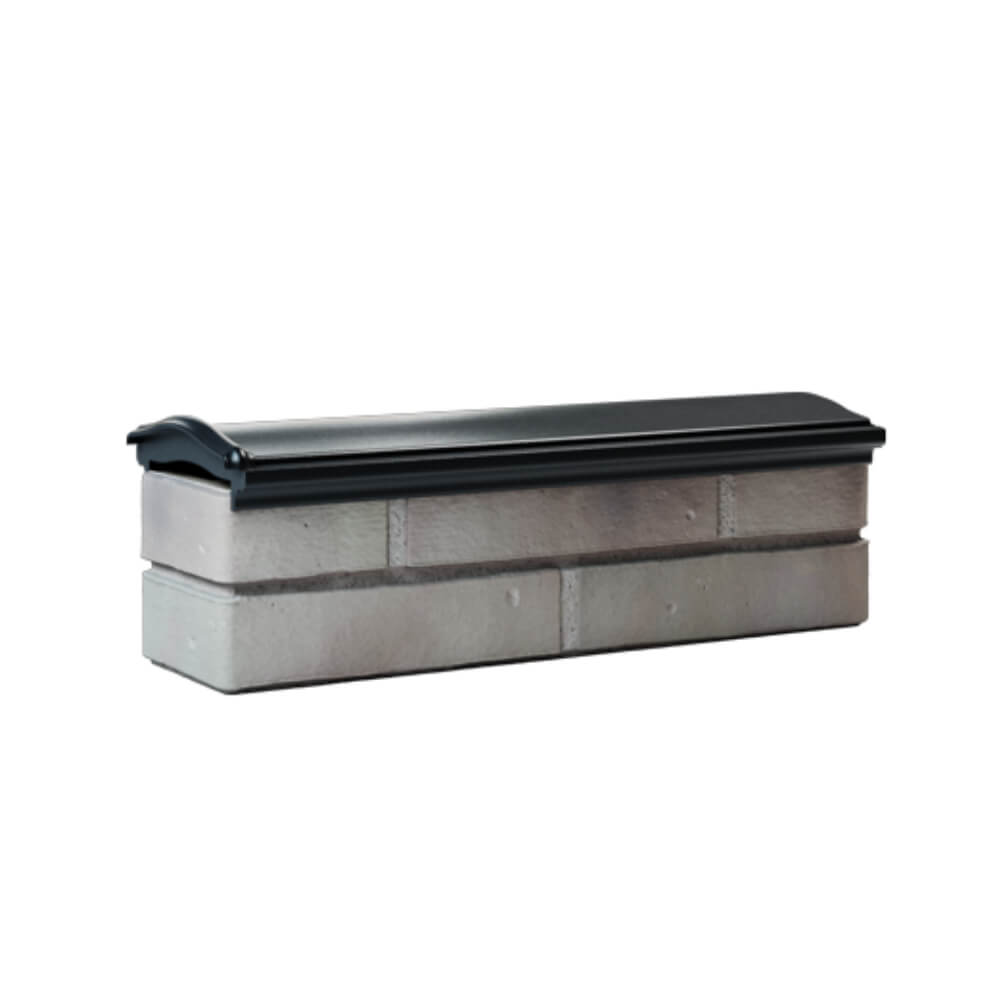 Парапет Zking Монблан Черный посадка на 0.5 кирпича (130мм) Пенза фото