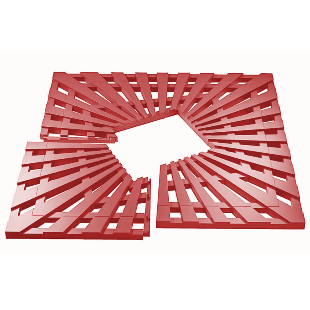 Приствольная решетка для дерева ZKING ATMOSPHERE 1.2х1.2м Красная в Пензе фото