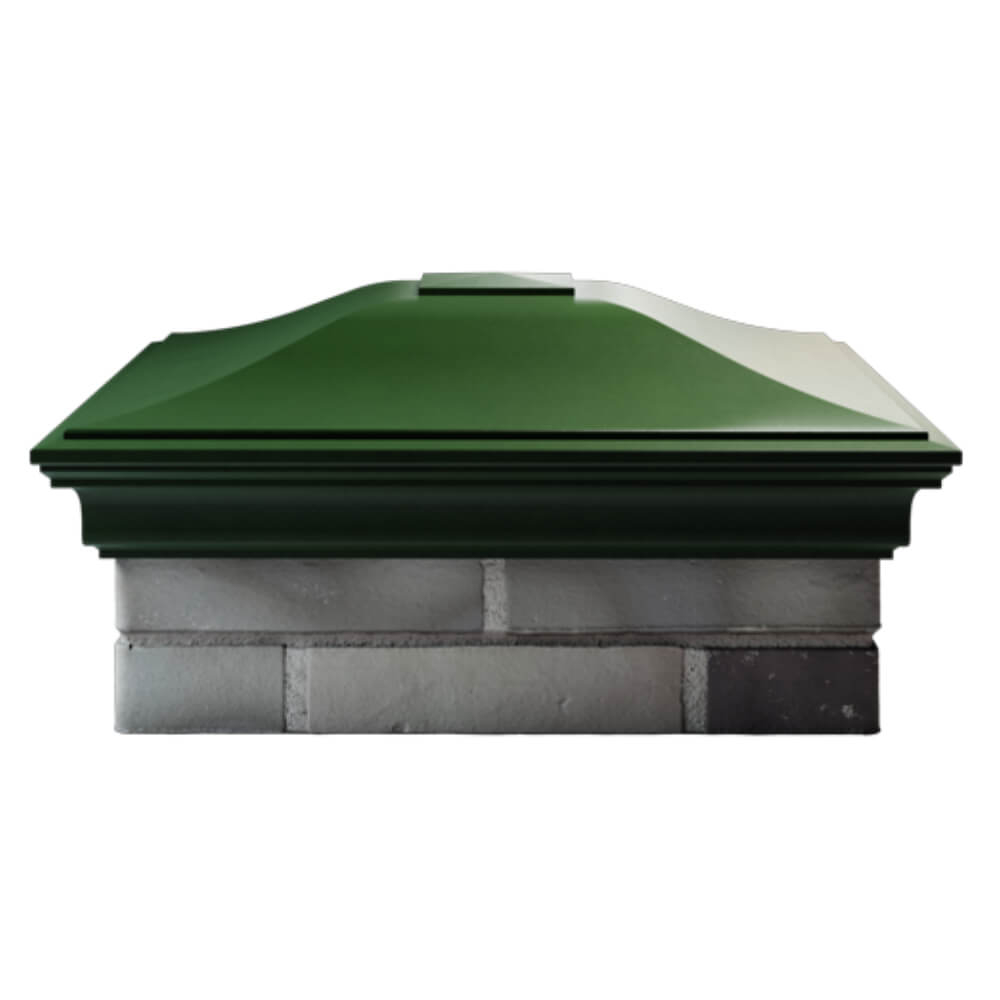 Колпак Zking Монблан Зеленый на столб 2х2 кирпича (515х515мм) в Пензе фото