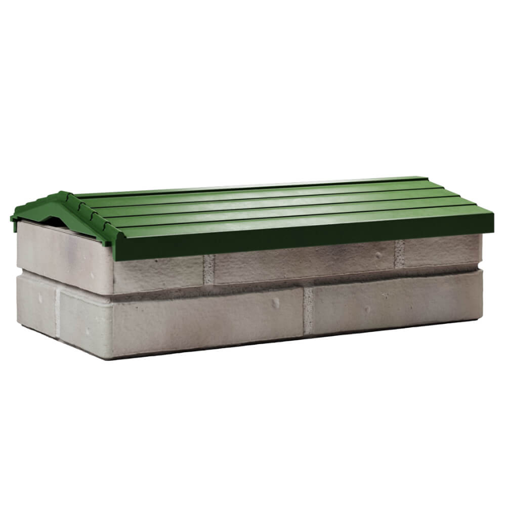 Парапет Zking Бона ХайТек Зеленый с посадкой на 1 кирпич (200/225/255мм) Пенза фото