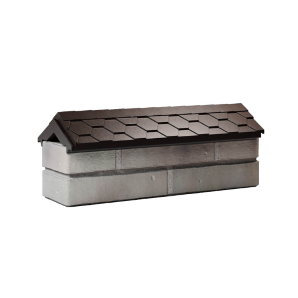 Парапет Zking Эверест Коричневый с посадкой на 0.5 кирпича (130мм) Пенза фото