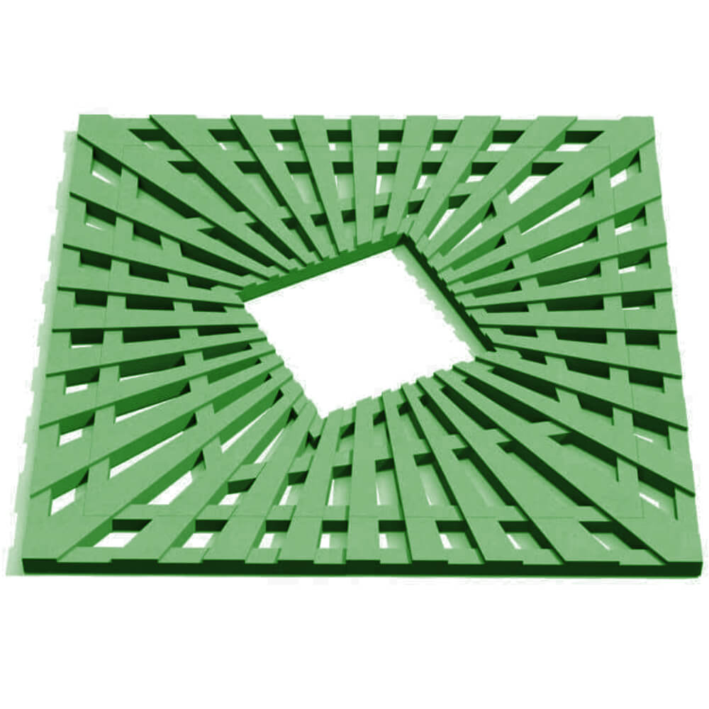 Приствольная решетка для дерева ZKING ATMOSPHERE 1.2х1.2м Зеленая Пенза фото