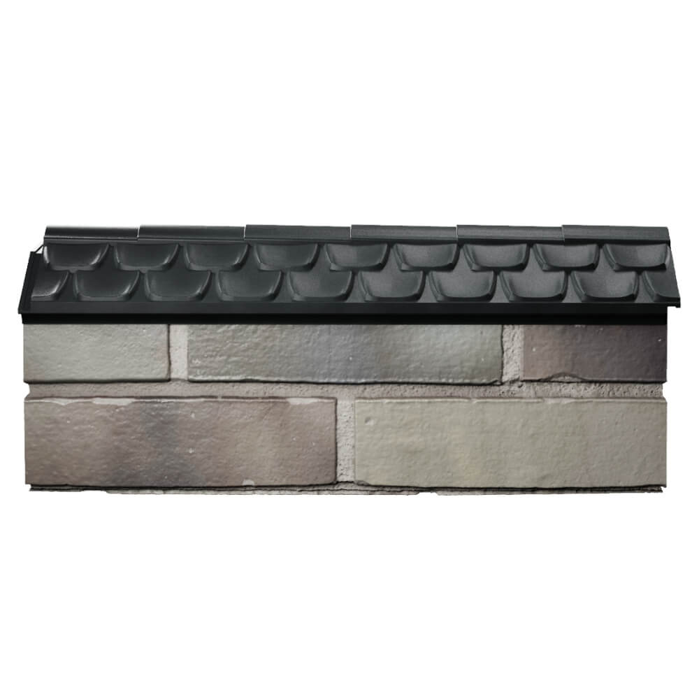 Парапет Zking Эльбрус Черный с посадкой на 0.5 кирпича (130мм) в Пензе фото